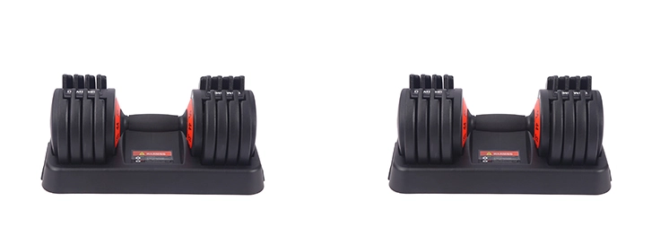 Space-Efficient 5 in 1 Adjustable Dumbbells
